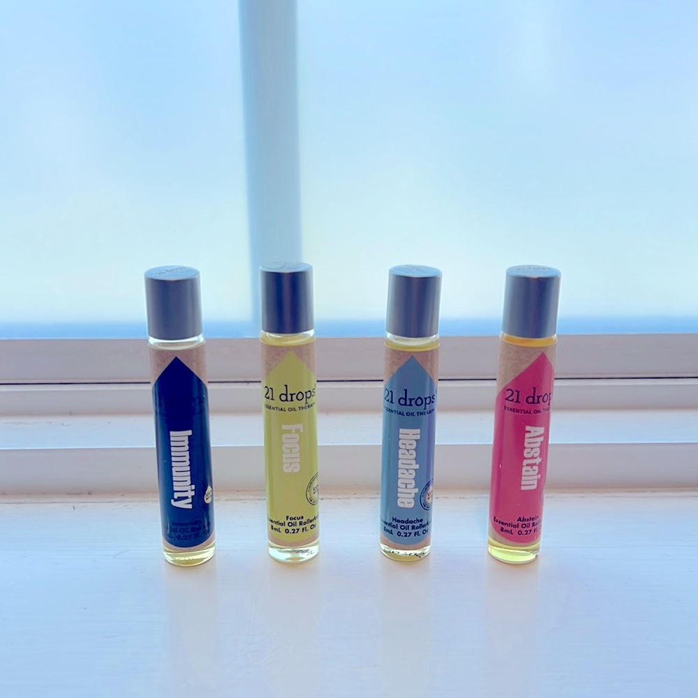 21 Drops essential oils Roll ons